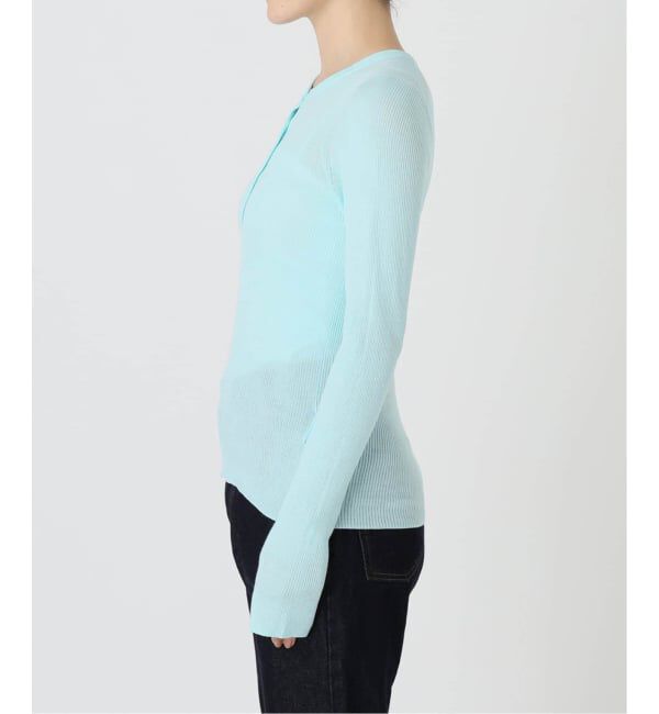 SLOBE IENA「《WEB限定/追加》スイビハイゲージヘンリープルオーバー」|ニット・セーター|