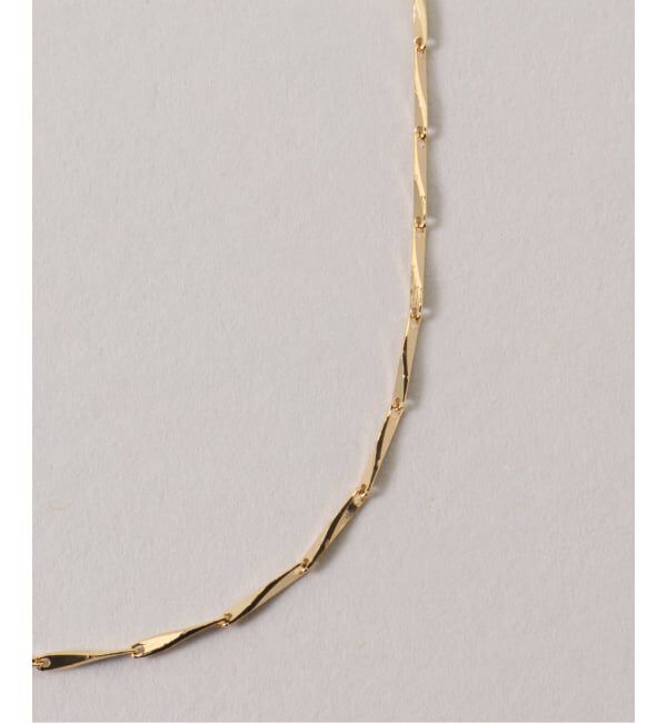 SLOBE IENA「Theia Jewelry/テイア ジュエリー ツイストチェーンネックレス 82046N0013」|ネックレス|