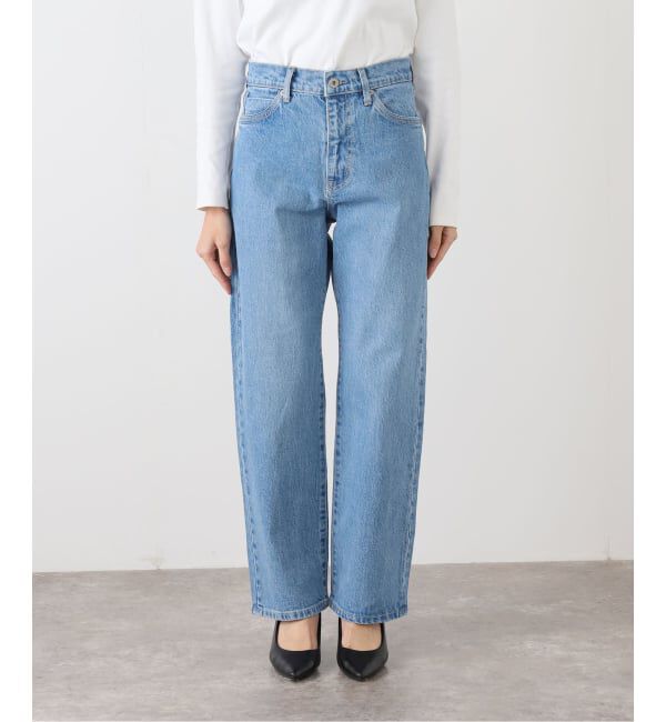 SLOBE IENA「《4サイズ展開/追加7》LE DENIM ストレートデニムパンツ」|デニム|