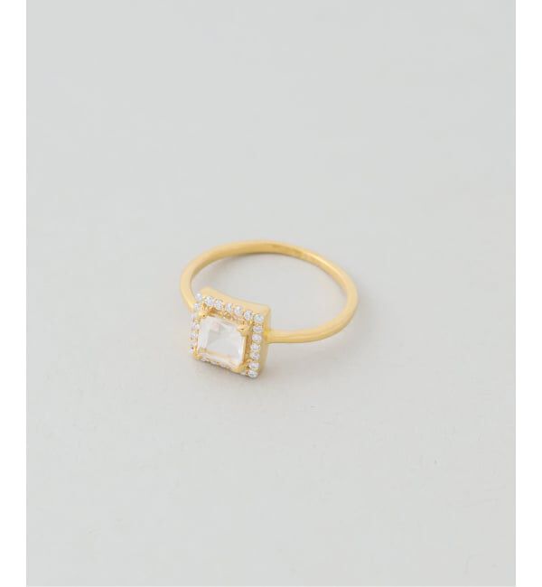 SLOBE IENA「《WEB限定サイズあり》ODUL SLOBE別注 スクエアカットリング」|リング|