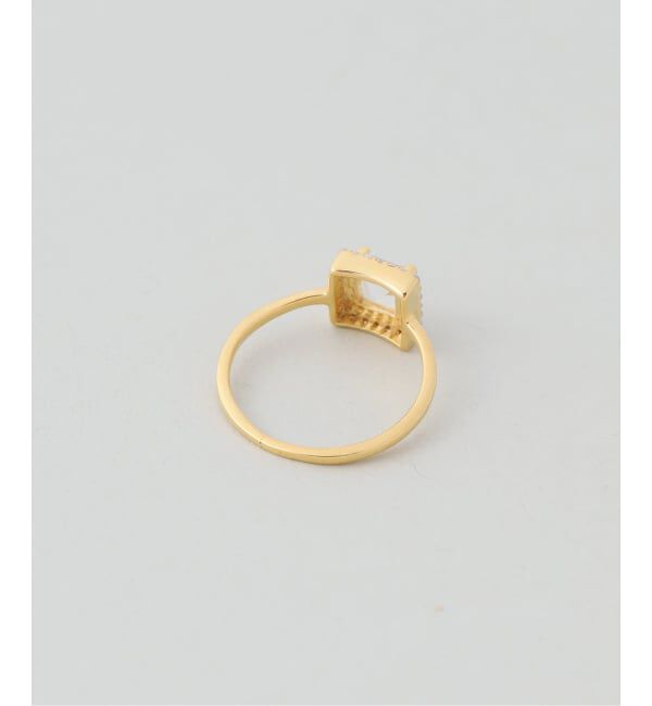 SLOBE IENA「《WEB限定サイズあり》ODUL SLOBE別注 スクエアカットリング」|リング|