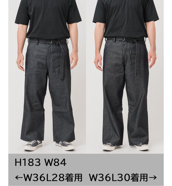 EDIFICE「LEVI&rsquo;S(R)/リーバイス(R)  別注 TWISTED BELTED デニムパンツ (L28)」|デニム|