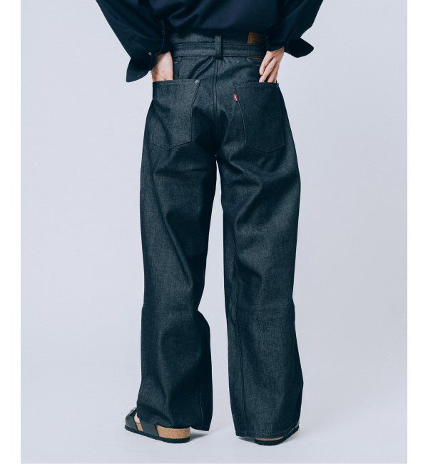 EDIFICE「LEVI&rsquo;S(R)/リーバイス(R)  別注 TWISTED BELTED デニムパンツ (L28)」|デニム|