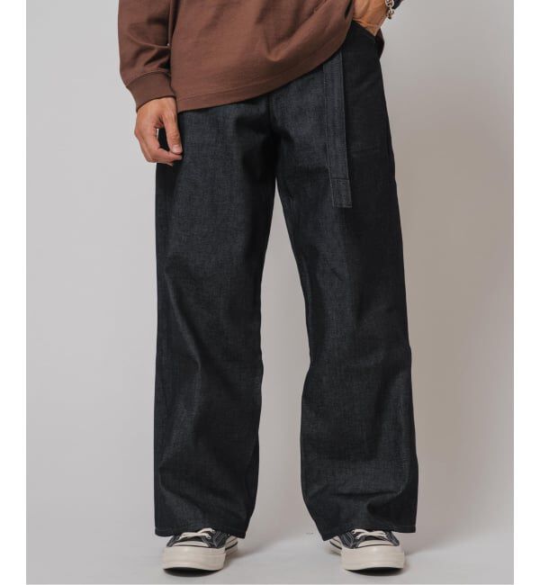 EDIFICE「LEVI&rsquo;S(R)/リーバイス(R) 別注 TWISTED BELTED デニムパンツ (L30)」|デニム|