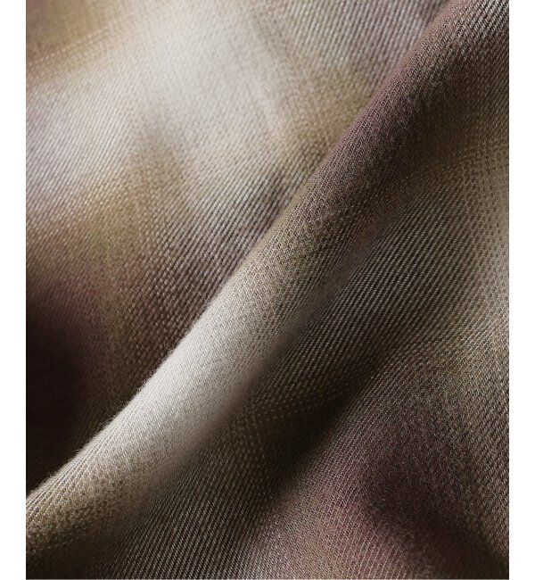 J.S.Homestead「J.S.Homestead / リラックス オンブレ オープン カラー シャツ」|シャツ・ブラウス|