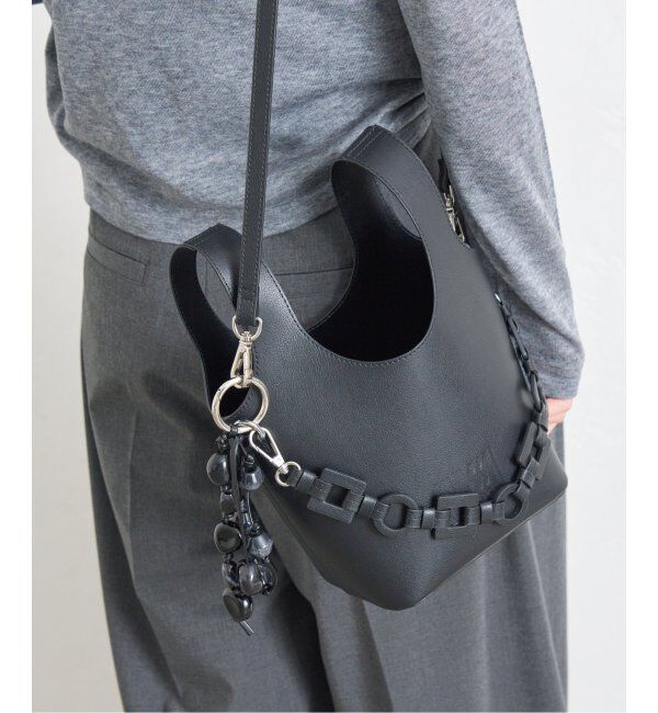 JOURNAL STANDARD「別注【VARNY】 JUBILEE BAG WITH CHARM（チャーム付）」|ショルダー・メッセンジャー|ブラック