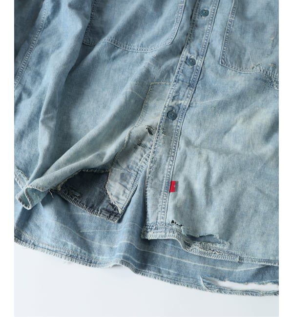 J.S.Homestead「0404 ANACHRONORM / アナクロノーム &times; J.S.Homestead / シャンブレーシャツ」|シャツ・ブラウス|