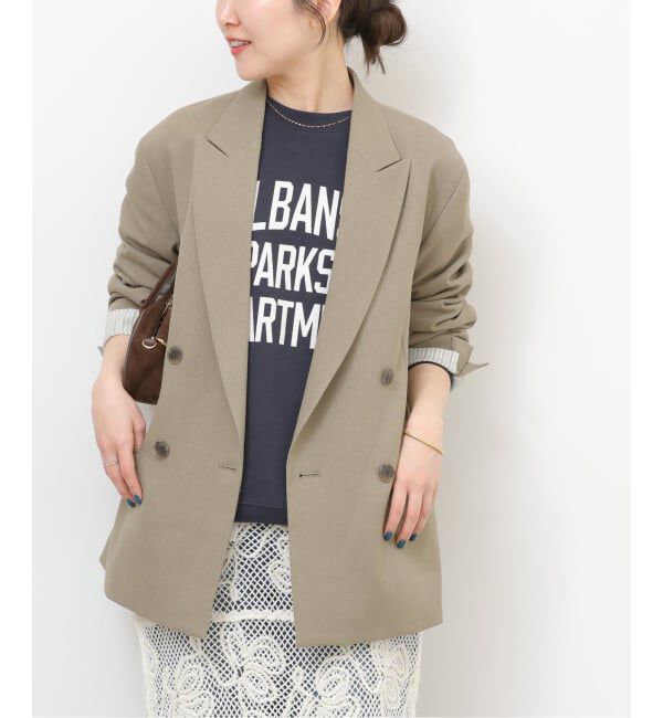 JOURNAL STANDARD relume「ウーステッドサージジャケット」|テーラードジャケット|ベージュ