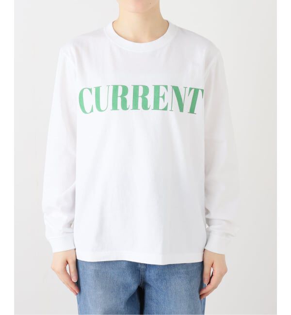 journal standard L'essage「(CURRENT)プリントロングスリーブTシャツ」|Tシャツ・カットソー|ホワイト