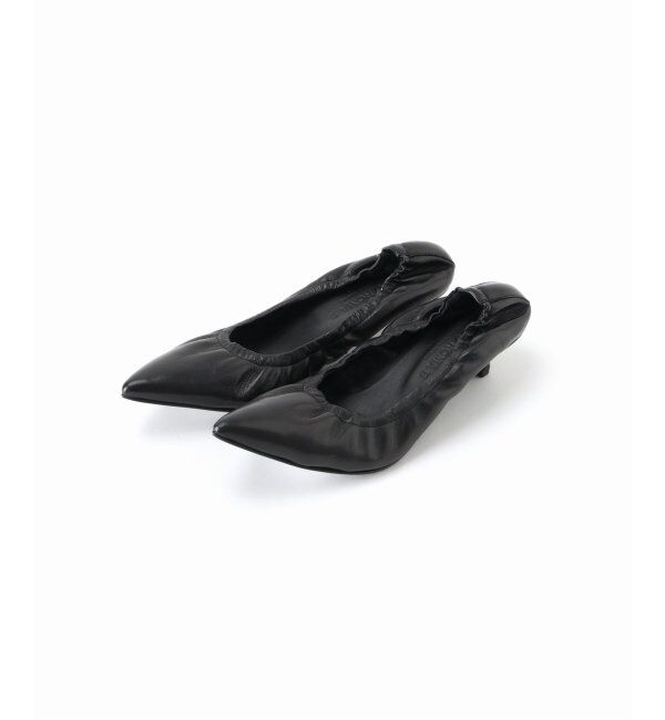 NOBLE「CORSOROMA9/コルソローマ ノーヴェ ギャザーヒールシューズ」|パンプス|