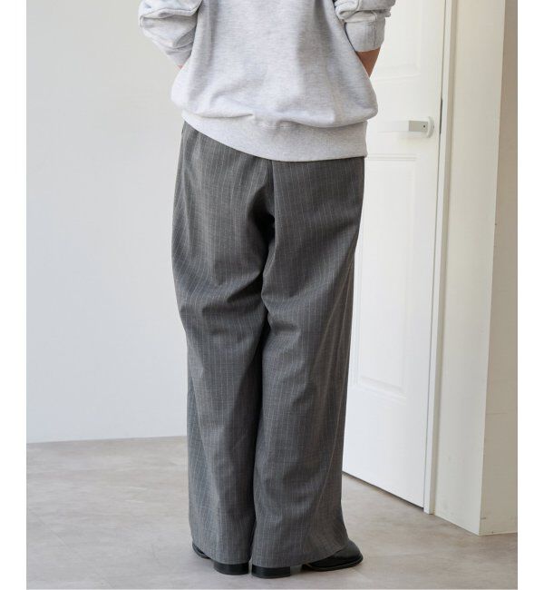 Spick and Span「《追加2》トロストレッチイージーパンツ」|スラックス|
