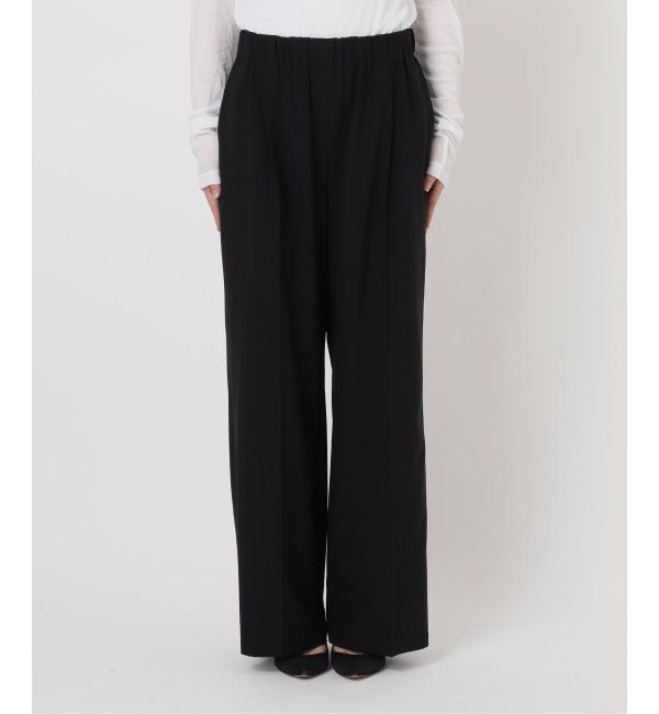 Spick and Span「《追加2》トロストレッチイージーパンツ」|スラックス|