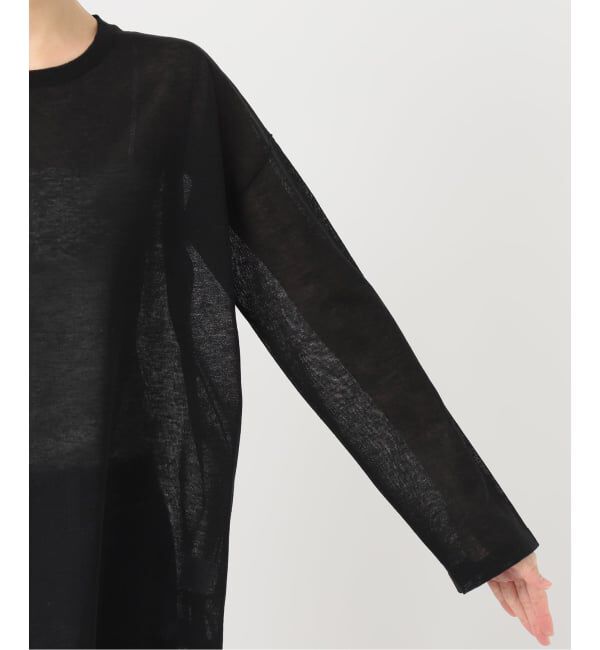 Spick and Span「《予約》リネン混シアールーズプルオーバー」|ニット・セーター|