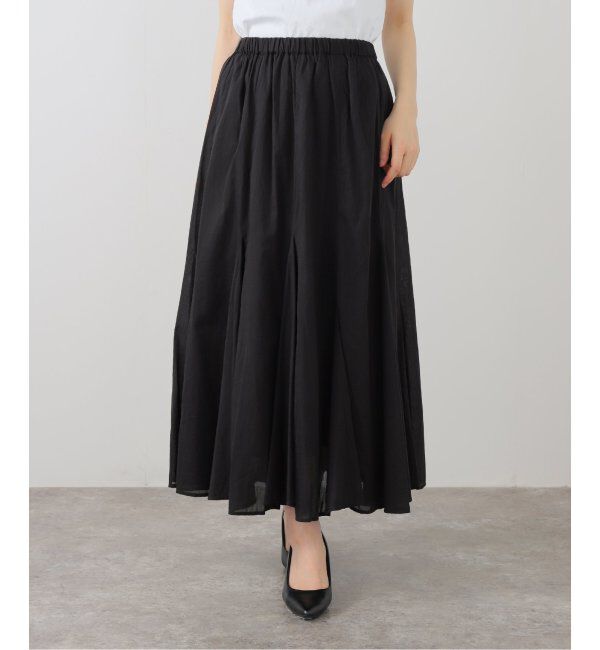  「《追加》【洗える】コットンローンマチフレアスカート」|スカート|