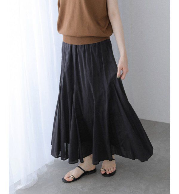  「《追加》【洗える】コットンローンマチフレアスカート」|スカート|