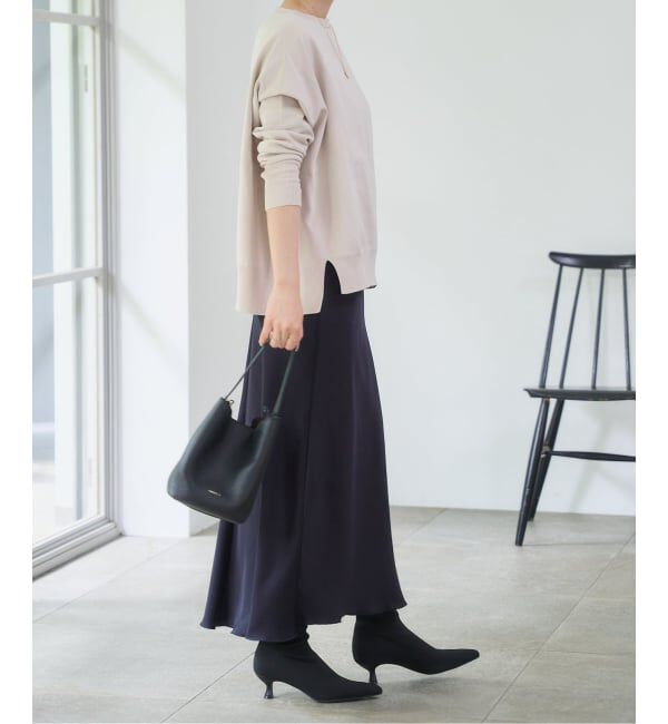  「5cmポインテッドニットショートブーツ」|ショートブーツ|