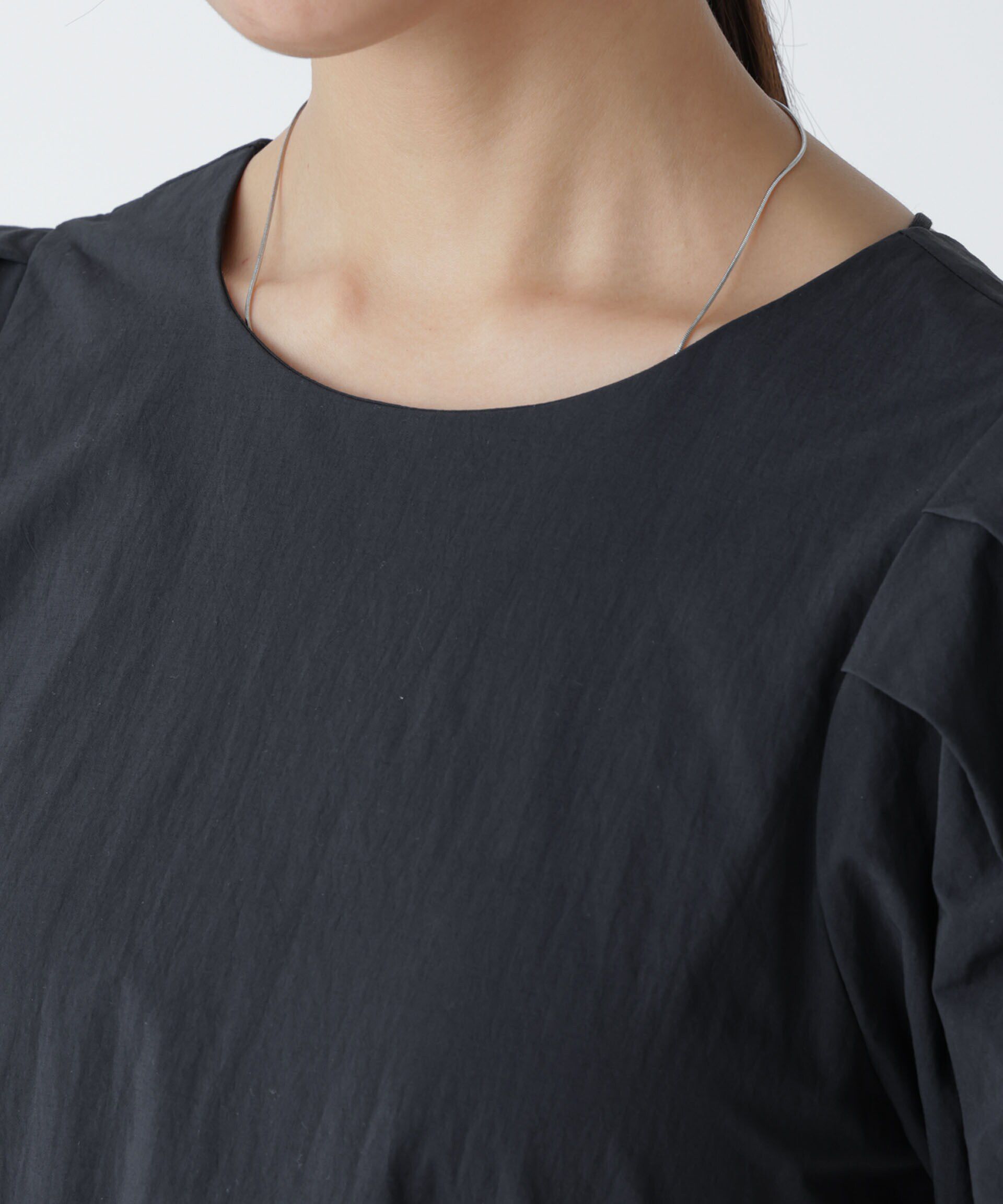 nano･universe「「星玲奈&times;NANO universe」タックスリーブタスランマキシワンピース」|ワンピース|