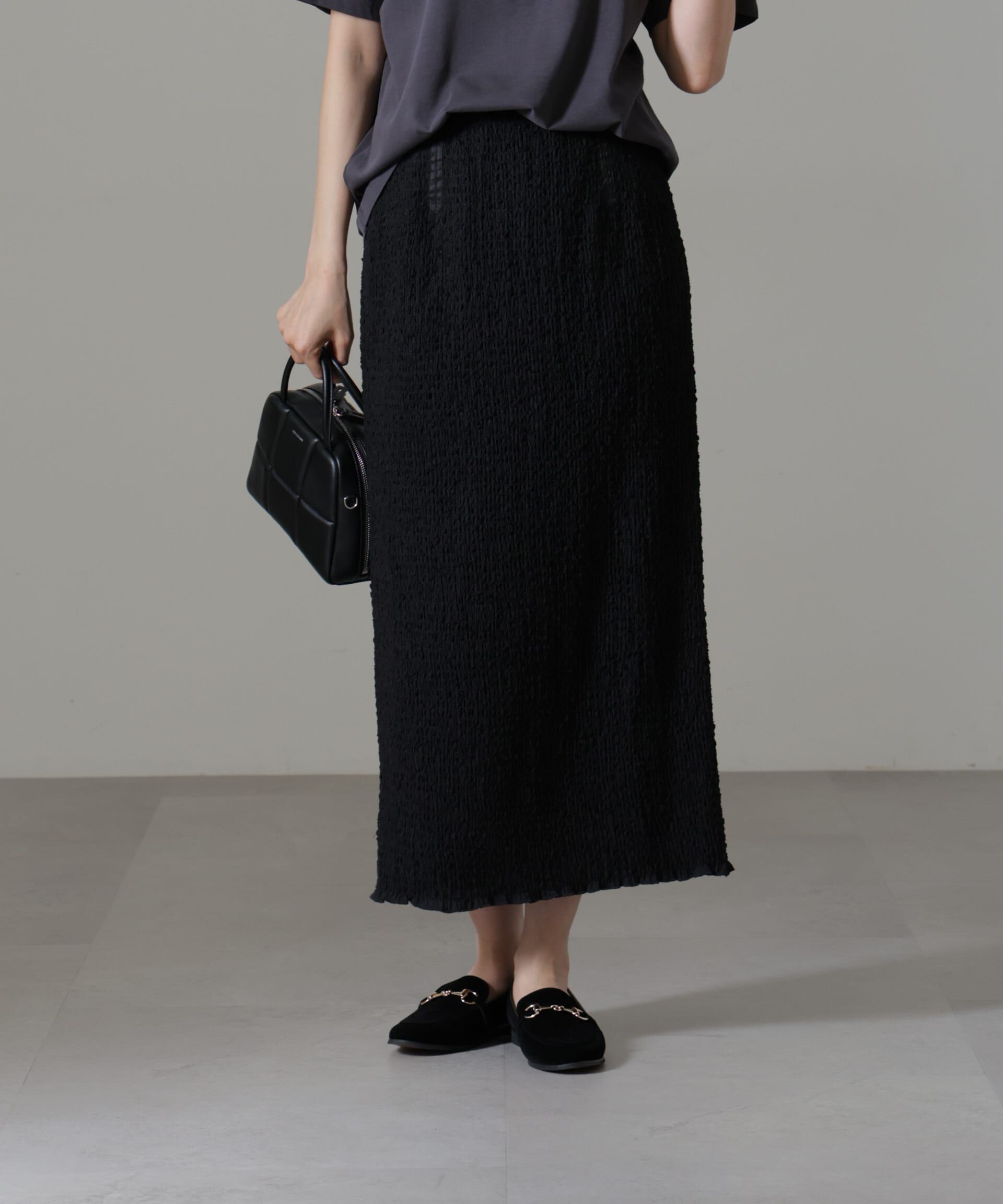 nano･universe「ファンシーシャーリングスカート(セットアップ可)」|スカート|