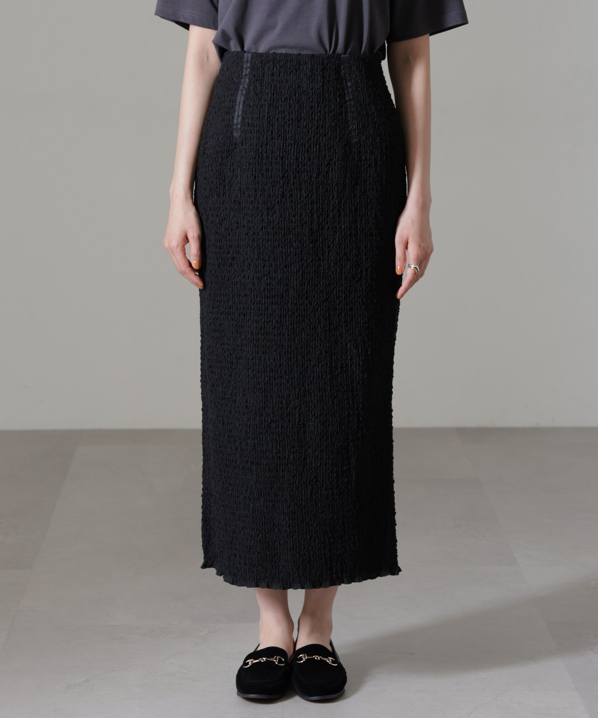 nano･universe「ファンシーシャーリングスカート(セットアップ可)」|スカート|