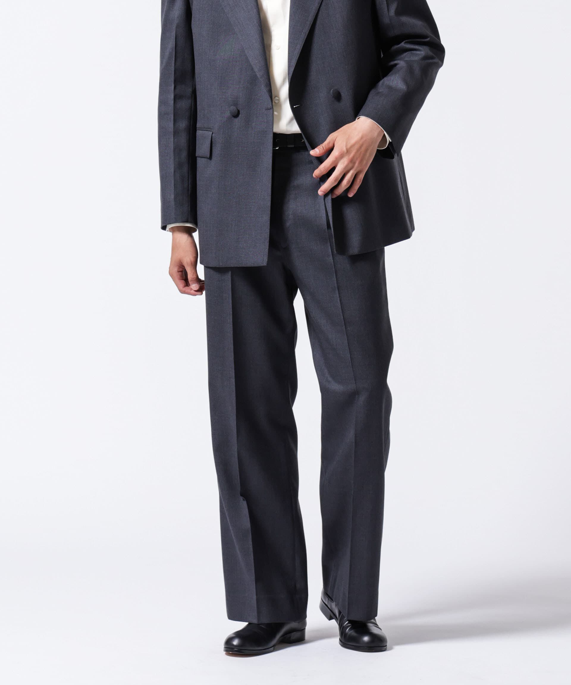 nano･universe「「ASSEMBLANC」クリースワイドパンツ(セットアップ可)」|スーツ|