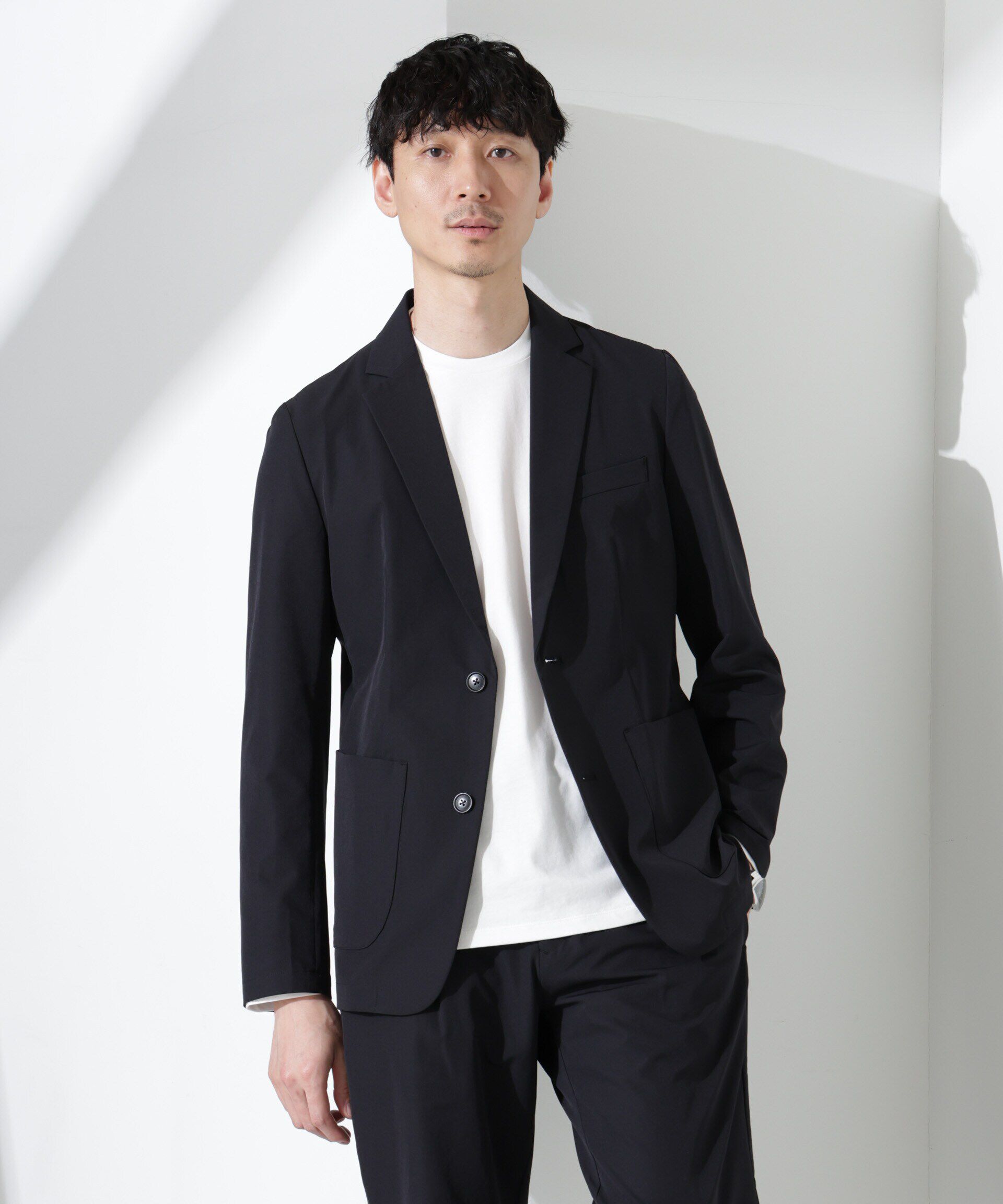 nano･universe「アクティブ4WAYストレッチドライ セットアップ」|スーツ|