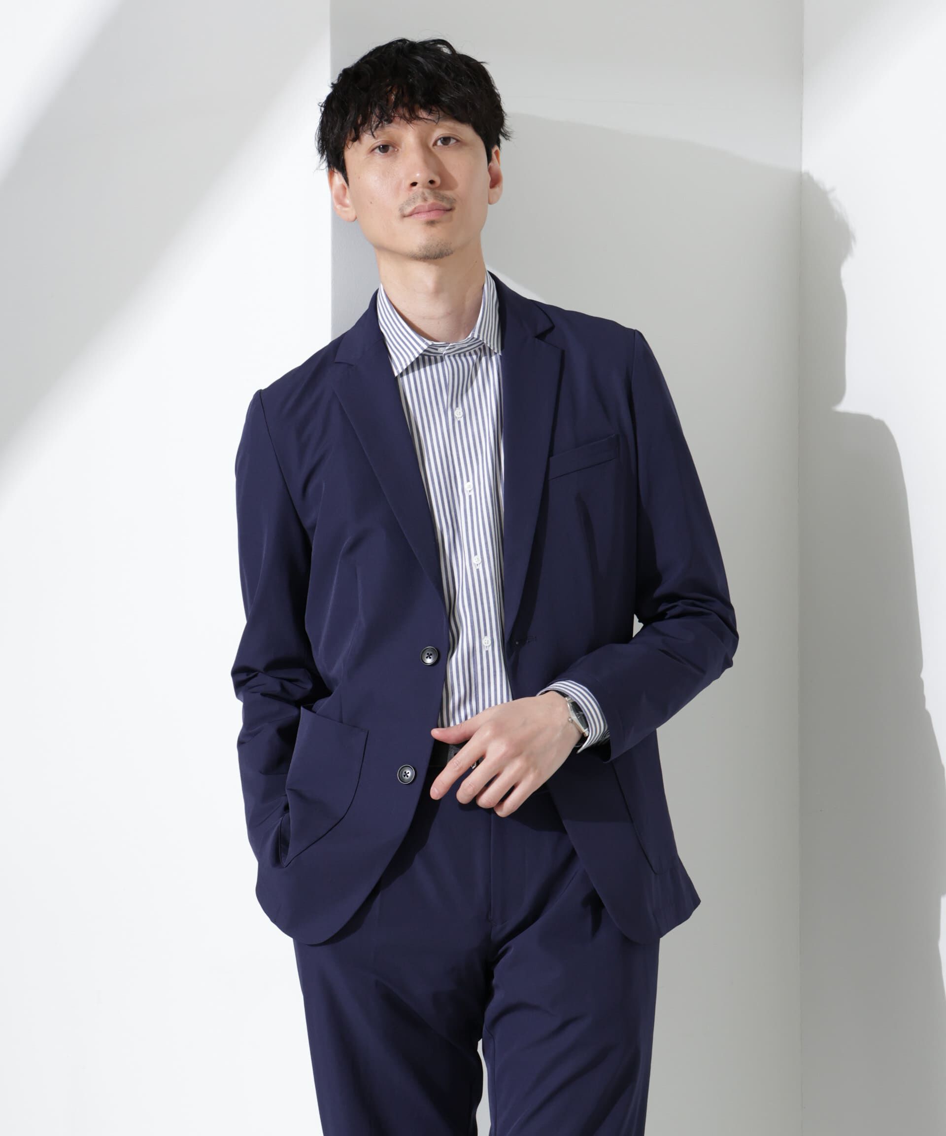 nano･universe「アクティブ4WAYストレッチドライ セットアップ」|スーツ|