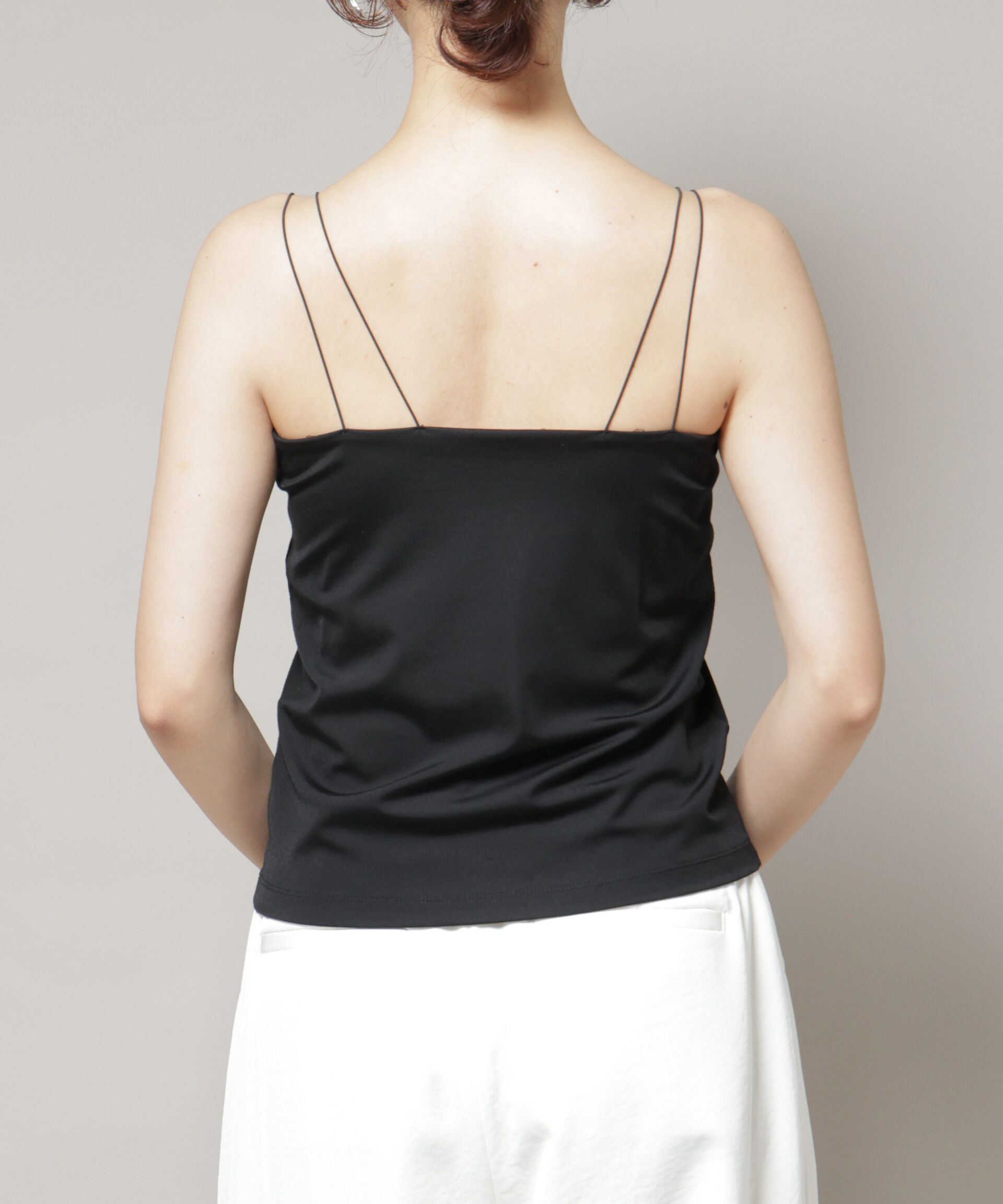 nano･universe「ストレッチポンチカップ付きベアトップキャミソール」|Tシャツ・カットソー|