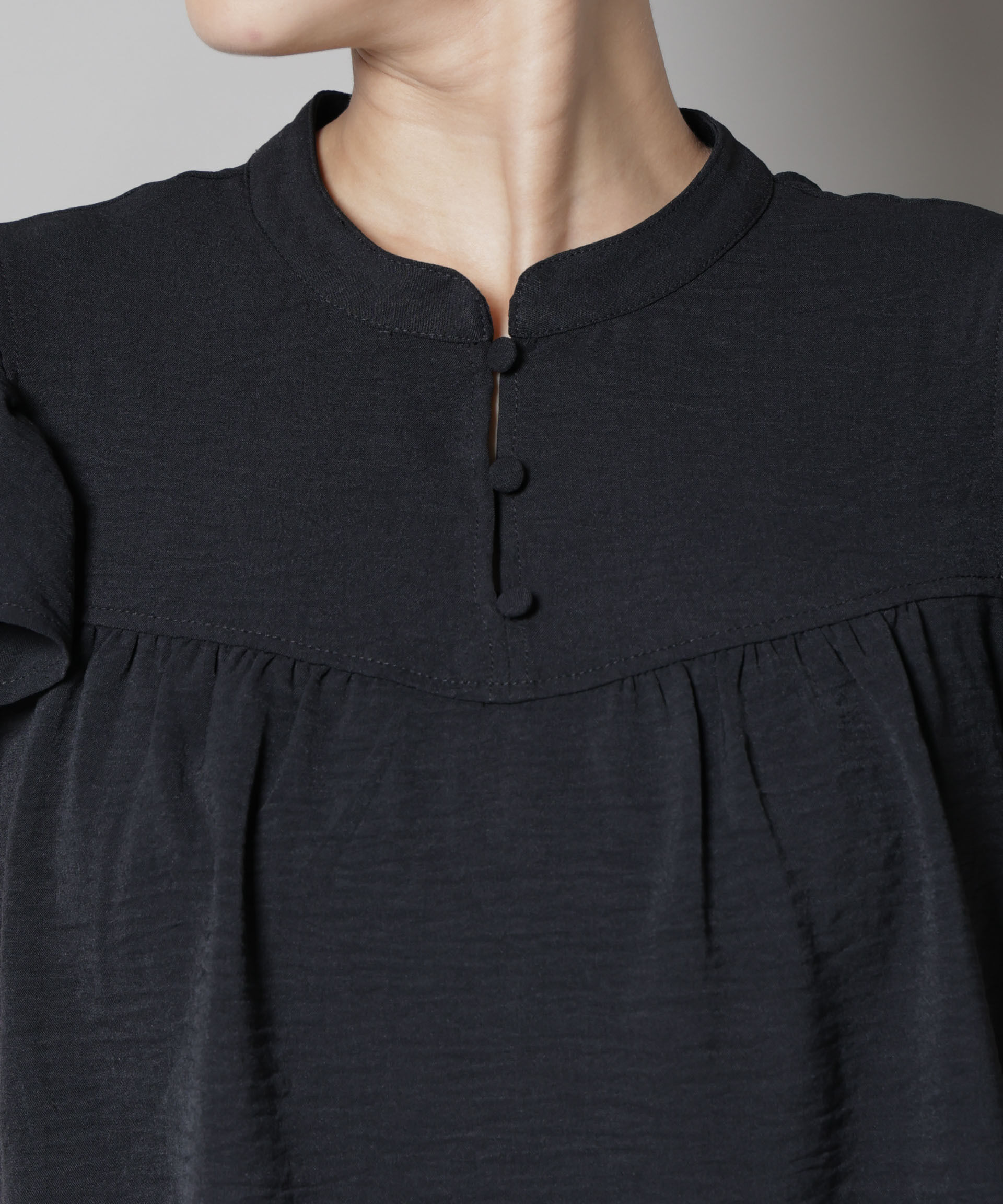 nano･universe「フリルスリーブブラウス(セットアップ可)」|シャツ・ブラウス|