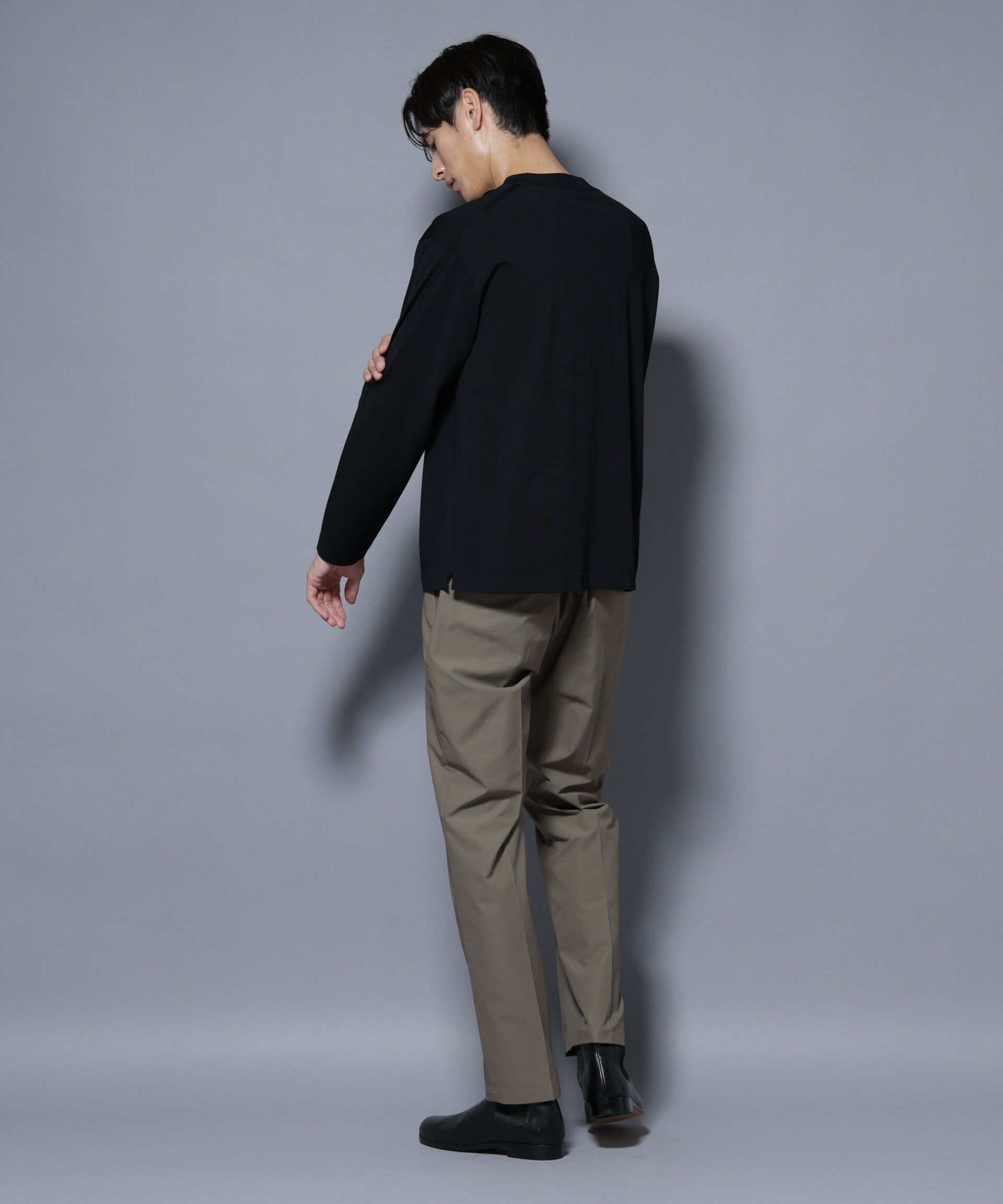 nano･universe「「ELITE 7 FUNCTION」クルーネックニット」|ニット・セーター|