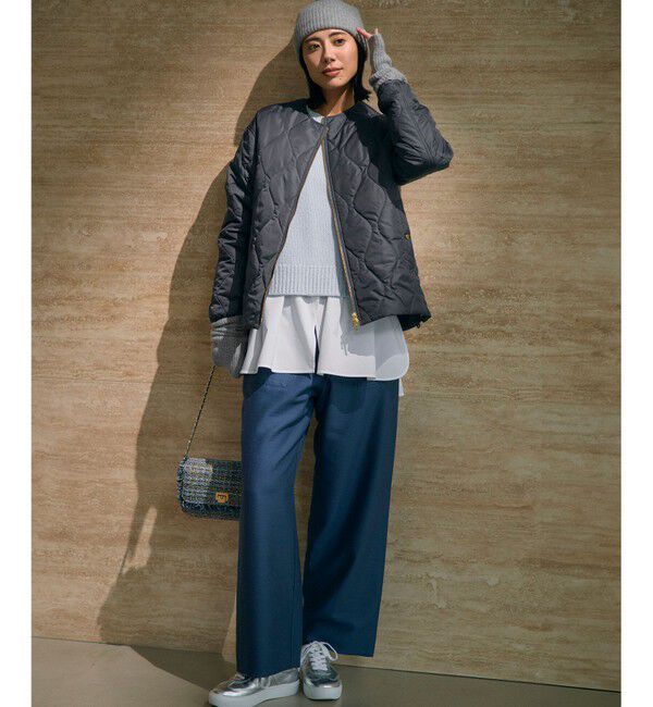 23区「【GISELe掲載】ウールカシミヤ パフスリーブ ニット」|ニット・セーター|