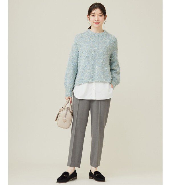 ANY SIS「【洗える】シャツコンビレイヤード カットソー」|Tシャツ・カットソー|