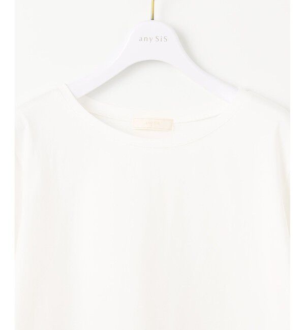 ANY SIS「【洗える】シャツコンビレイヤード カットソー」|Tシャツ・カットソー|