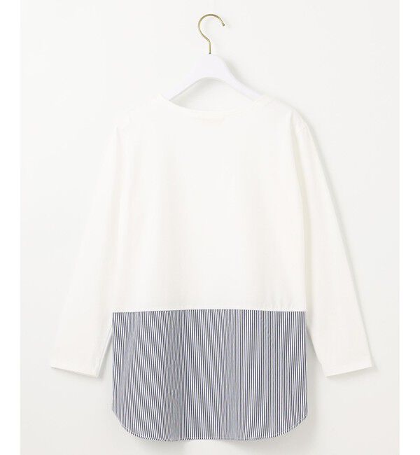 ANY SIS「【洗える】シャツコンビレイヤード カットソー」|Tシャツ・カットソー|