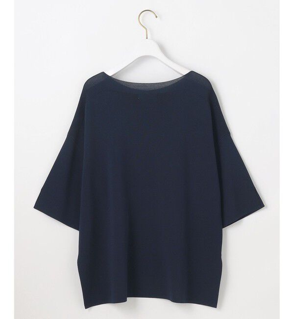 ANY SIS「【接触冷感・UVカット・洗える】ビューティクールボートネック プルオーバー」|ニット・セーター|