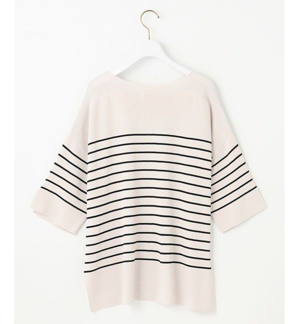 ANY SIS「【接触冷感・UVカット・洗える】ビューティクールボートネック プルオーバー」|ニット・セーター|