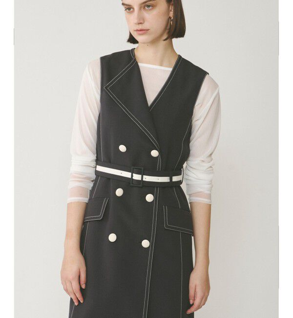  「アシンメトリーカラーワンピース」|ワンピース|