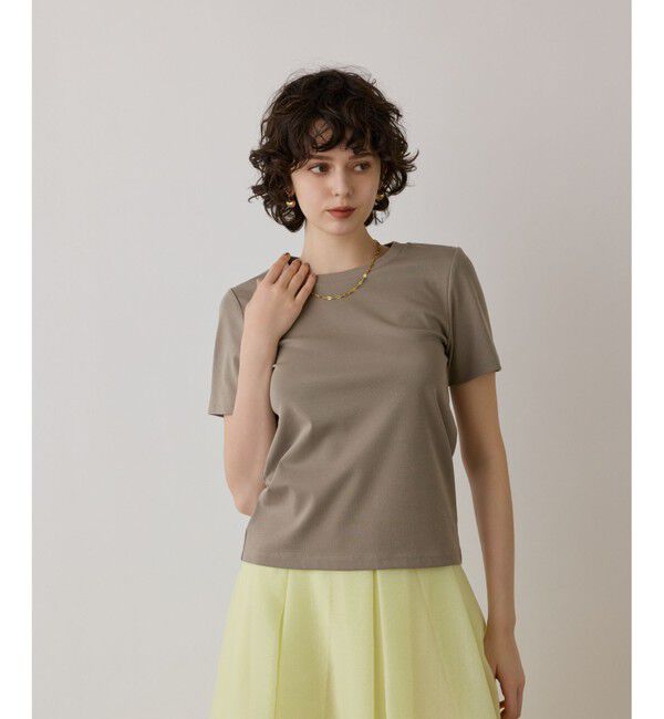 Diagram「コンパクト天竺トップ」|Tシャツ・カットソー|カーキ