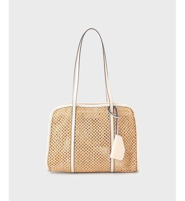  「ORSETTOスクエアーバッグ」|ハンドバッグ|ホワイト