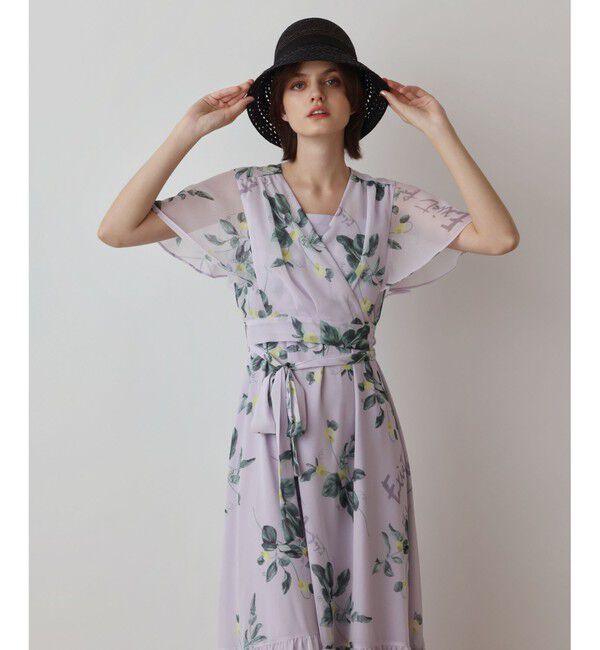 Diagram「プリントセパレートワンピース」|ワンピース|パープル