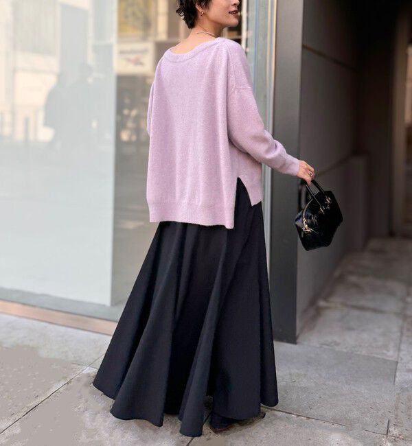 NOLLEY'S「【追加】【WEB＆一部店舗限定色あり】ウォッシャブルヴィンテージタフタマチ入りマキシスカート」|スカート|