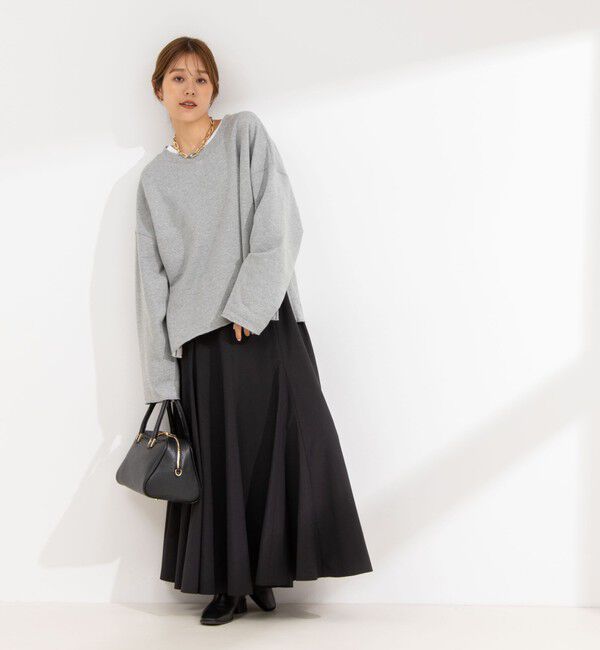 NOLLEY'S「【追加】【WEB＆一部店舗限定色あり】ウォッシャブルヴィンテージタフタマチ入りマキシスカート」|スカート|