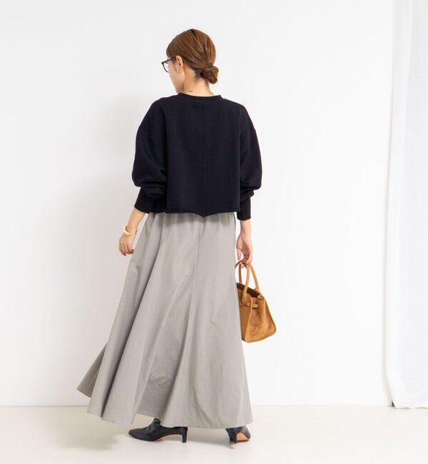 NOLLEY'S「【追加】【WEB＆一部店舗限定色あり】ウォッシャブルヴィンテージタフタマチ入りマキシスカート」|スカート|