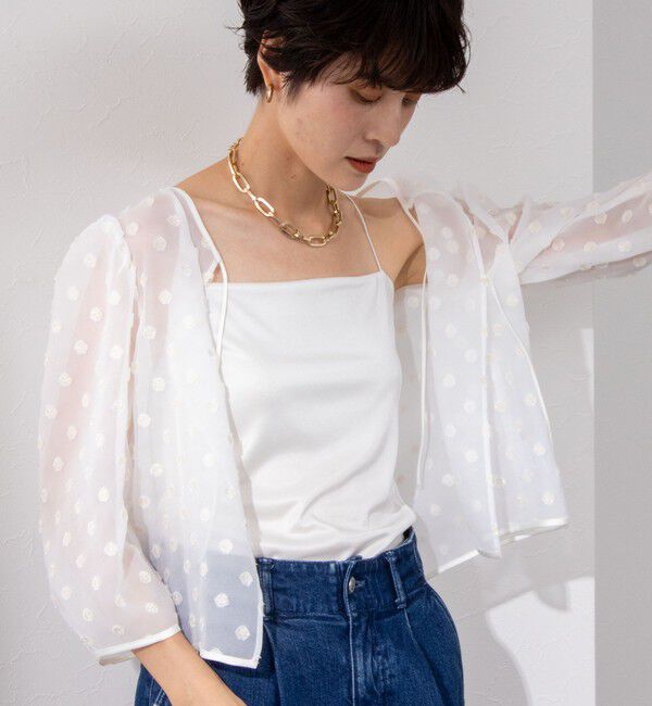 NOLLEY'S sophi「【追加】サテンスムースベアトップ」|キャミソール|