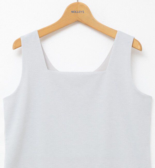 NOLLEY'S「サテン&times;ラメベア天2WAYタンクトップ」|タンクトップ|