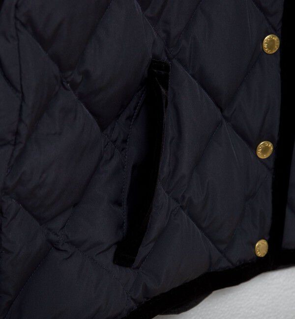 NOLLEY'S「【TAION&times;LIMONTA】別注ベロアパイピングショートダウン」|ダウン|