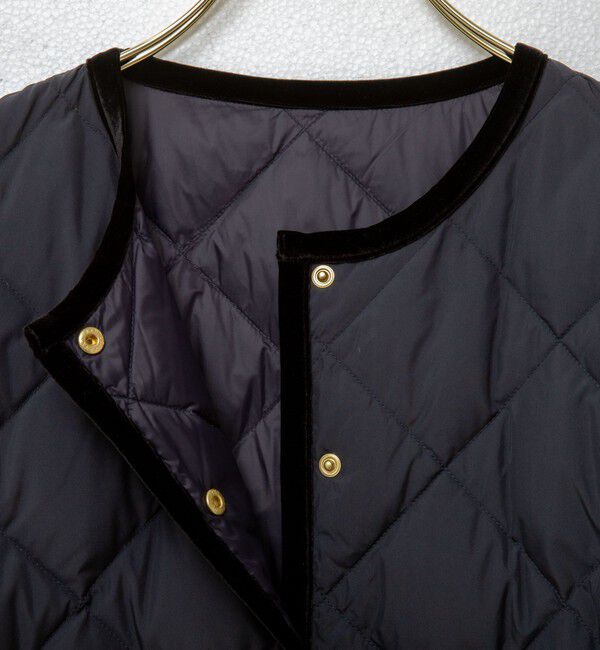 NOLLEY'S「【TAION&times;LIMONTA】別注ベロアパイピングショートダウン」|ダウン|