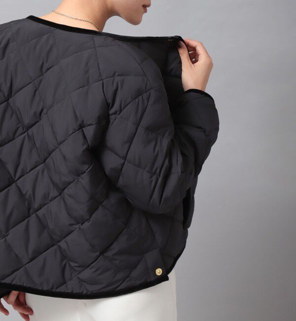 NOLLEY'S「【TAION&times;LIMONTA】別注ベロアパイピングショートダウン」|ダウン|