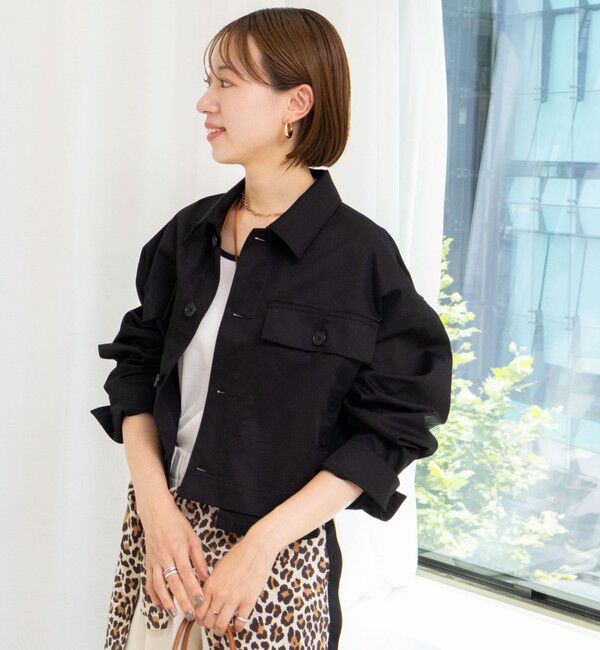 Rie Miller「ウォッシャブルワークジャケット」|ブルゾン・スタジャン|