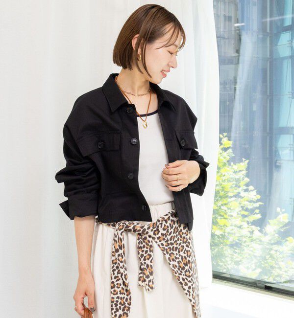 Rie Miller「ウォッシャブルワークジャケット」|ブルゾン・スタジャン|