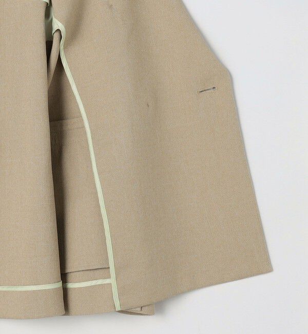 NOLLEY'S「《セットアップ対応》ウォッシャブルウール調ストレッチダブルジャケット」|テーラードジャケット|